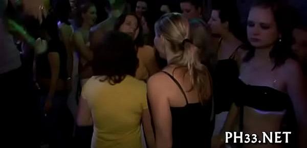 cheeks sucking rod in club